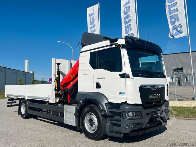 Macara montată pe camion MAN TGS 18.470 BL/ PK 14.502 /17m/Prit. 6,20m/ 9 tkm