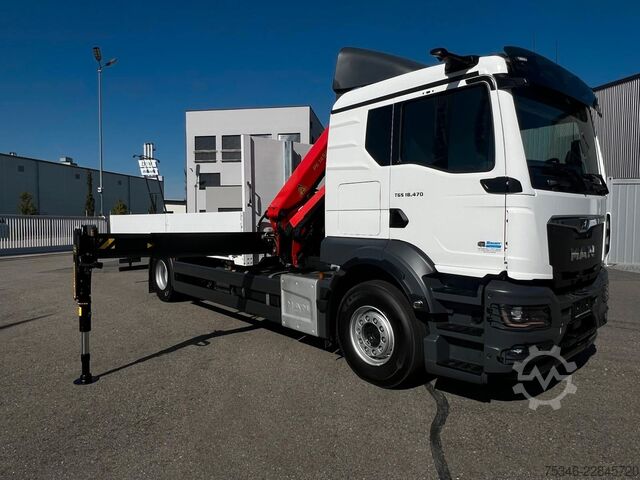 Macara montată pe camion MAN TGS 18.470 BL/ PK 14.502 /17m/Prit. 6,20m/ 9 tkm