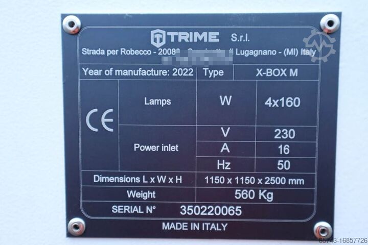 Lichttoren Trime X-BOX M 4x160W Valid inspection, *Guarantee!
