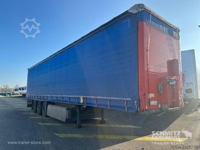 Öppen semitrailer med kapell Schmitz Cargobull Semitrailer Curtainsider Standard