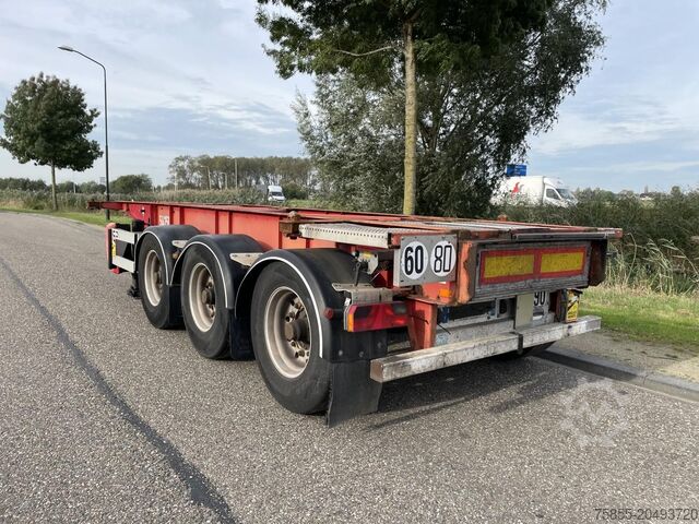 Container transport Van Hool Tankcontainerchassis 20 FT Chassis / ADR / BPW ...
