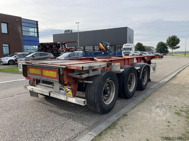 Container transport Van Hool Tankcontainerchassis 20 FT Chassis / ADR / BPW ...