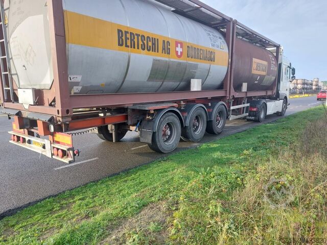 Containertransport Burg (2x)20/30FT Tank ADR / Extendable 2x20FT / Disc...