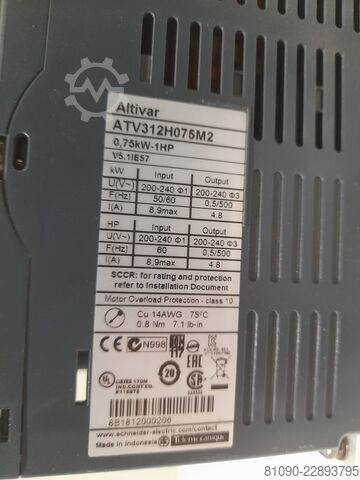 Αναστροφέας 0,75KW 230V SCHNEIDER SCHNEIDER ATV312H075M2
