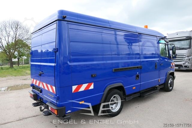 Saugwagen mercedes-benz Vario 816 D Kanalinspektion Kanal TV Standheizung