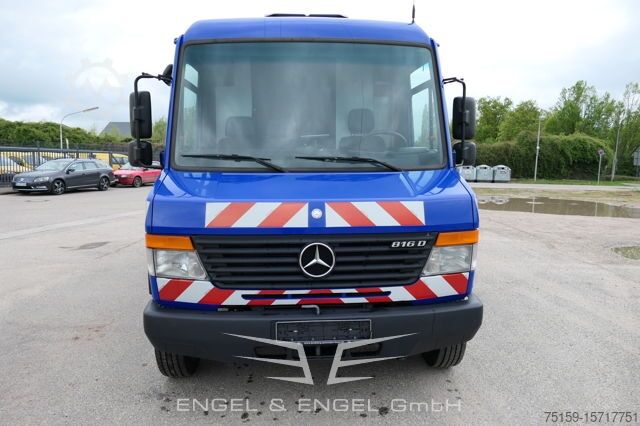 Saugwagen mercedes-benz Vario 816 D Kanalinspektion Kanal TV Standheizung