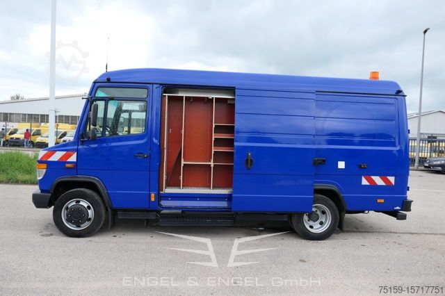 Saugwagen mercedes-benz Vario 816 D Kanalinspektion Kanal TV Standheizung