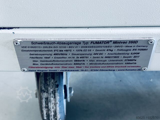 Lasrookafzuiging Fumator Minivac 350D(4)