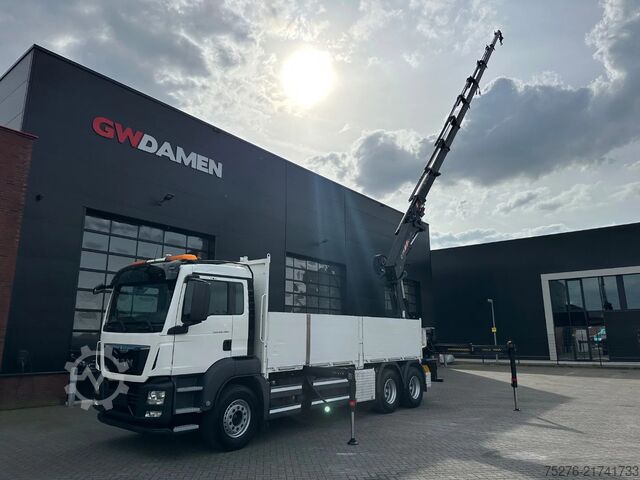 Vrachtwagen met kraan MAN TGS 26.480 6x4 HIAB 377-8 , winch Euro 6