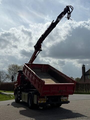 Ribaltabile con gru Ginaf X2220L 4x4!! KRAAN/KIPPER DRIEZIJDIG!!