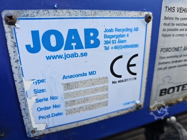 Camión de la basura VOLVO FE-320 6x2 Lift/Lenk Luft/Luft JOAB Anac