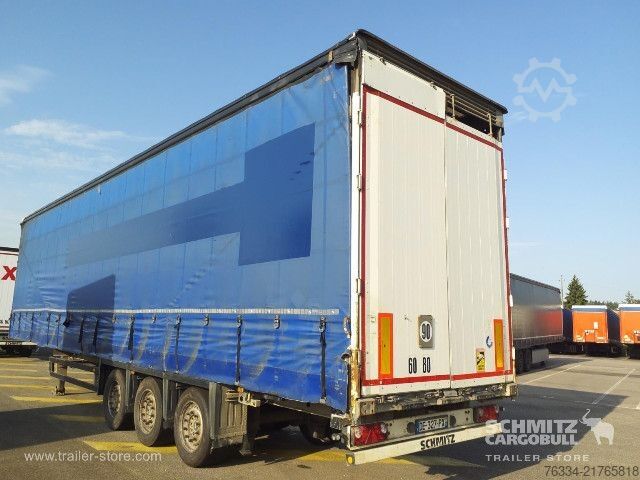 Semirimorchio con telone Schmitz Cargobull Semitrailer Curtainsider Mega