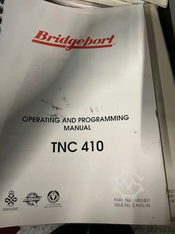 κατακόρυφο κέντρο κατεργασίας Bridgeport VMC 800