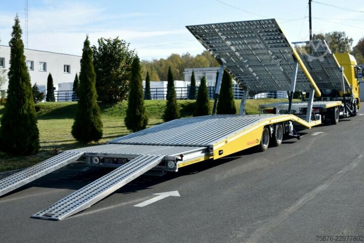 Car carrier truck MAN 12.250 TGL mit Anhänger für 5 PKW