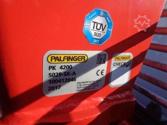 Furgão pick-up MERCEDES-BENZ Atego 821 Palfinger PK4200 Sperre 3-Sitzer