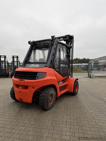 Diesel gaffeltrucks Linde H80D-02