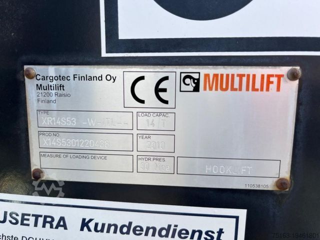 Anhänger HÜFFERMANN 2-achs Abrollanhänger HTA 16.62 Containeranhänge