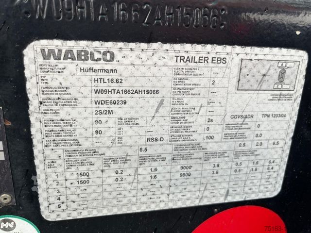 Anhänger HÜFFERMANN 2-achs Abrollanhänger HTA 16.62 Containeranhänge