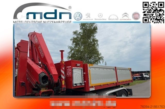 Φορτηγό γερανός roll-off  Abrollcontainer Kranmulde neuwertig