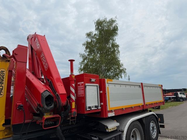 Φορτηγό γερανός roll-off  Abrollcontainer Kranmulde neuwertig
