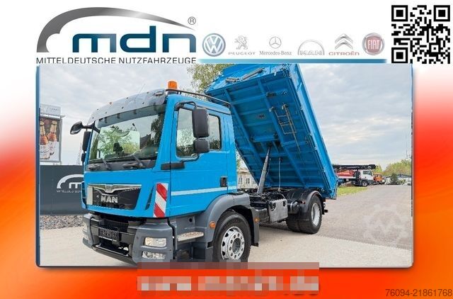 Autocamion basculant tridirecțional MAN TGM 18.290 4x2 MEILLER Kipper AHK Kipphydr.
