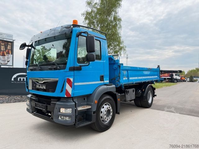 Autocamion basculant tridirecțional MAN TGM 18.290 4x2 MEILLER Kipper AHK Kipphydr.