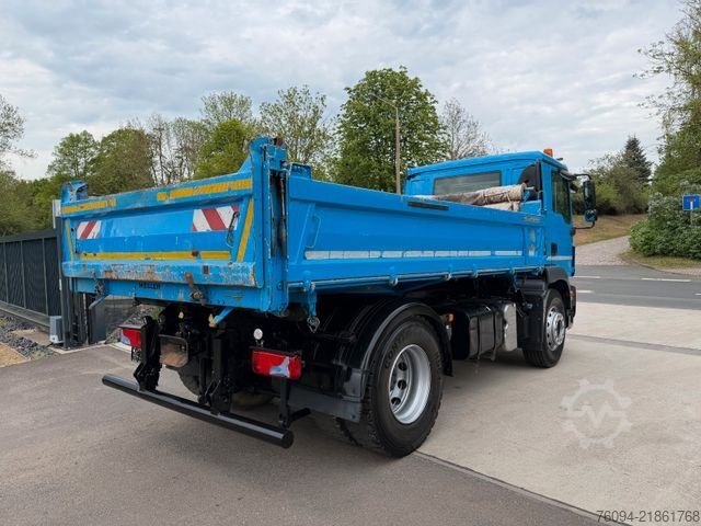 Autocamion basculant tridirecțional MAN TGM 18.290 4x2 MEILLER Kipper AHK Kipphydr.