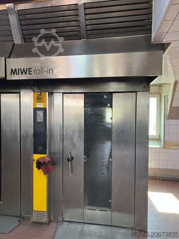 Rotérende bagerovn med vogn Miwe ROLL IN 60x100