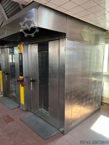 Rotérende bagerovn med vogn Miwe ROLL IN 60x100