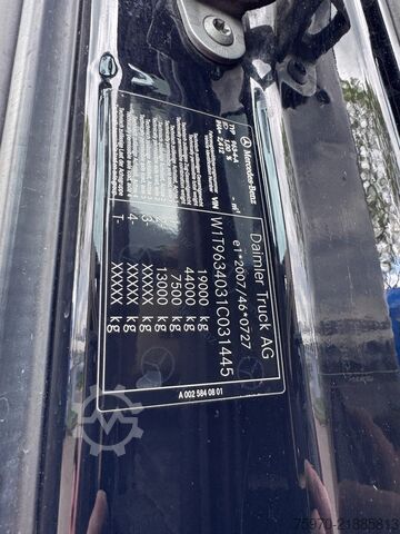 Standard-SZM Mercedes-Benz Actros 1942 4X2 2021 491.161km TACHO V2