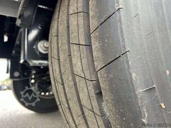 Semirimorchio con telone KRONE 1-ACHS AUFLIEGER, HECKABSTüTZUNG XL ZERTIFIKAT, EDSCHA-VERDECK,