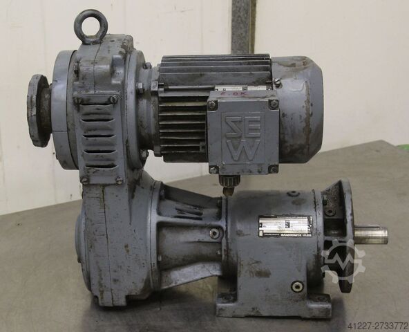 Moteur à engrenages réglable 0,55 kW 20-85 tr/min SEW Eurodrive R40FV01