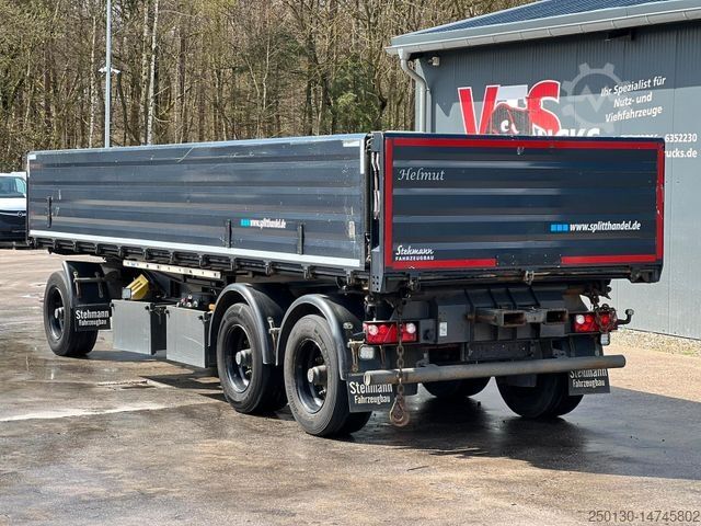 Three-way tipper trailer Stehmann 3.Achs Dreiseitenkipper Stapleraufnahme
