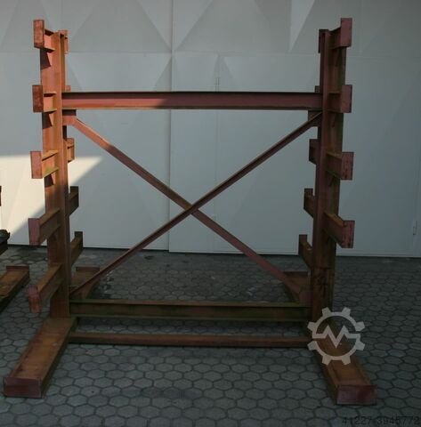 Collar rack Stahl 2,1 m Regal Hoehe 2,17 m