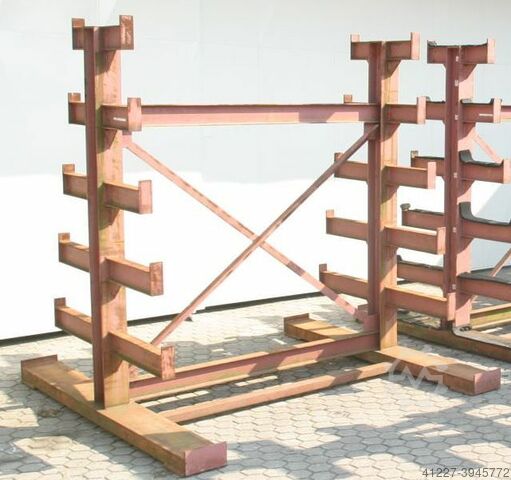 Collar rack Stahl 2,1 m Regal Hoehe 2,17 m