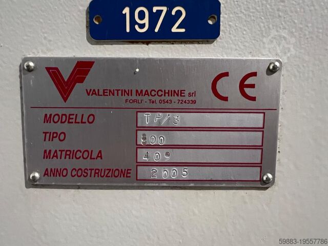 Tischfräsmaschine Valentini Macchine TP/3