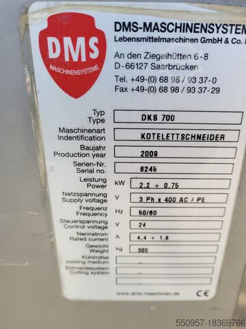 Et işleme makinesi DMS DKS 700