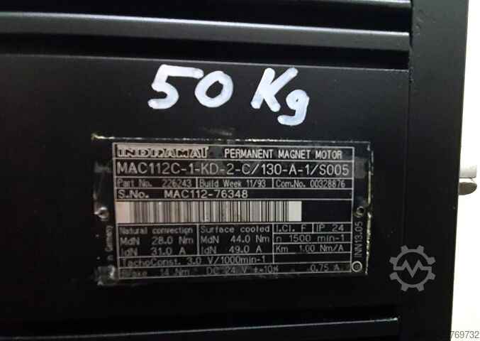 Serwomotor / silnik z magnesami trwałymi Rexroth Indramat MAC112C-1-KD-2-C/130-A-1/S005