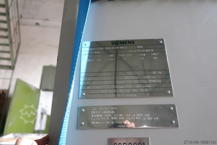 Elektrik motoru SIEMENS 1SN 1634-4 HP 90-Z