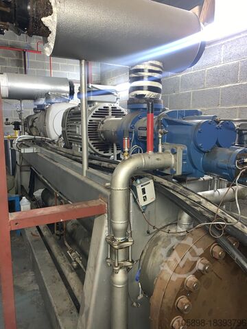 Schroefcompressor van spiraalvriezer Howden