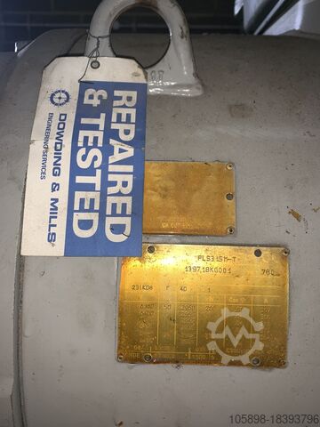 Schroefcompressor van spiraalvriezer Howden