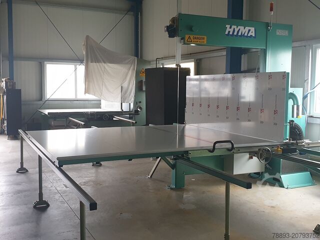Verticale schuimsnijmachine Hyma NSL
