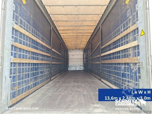 Nyitott ponyvás félpótkocsi Schmitz Cargobull Curtainsider Mega