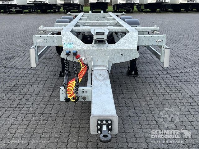 Wissellaadbak-oplegger GT Trailers Zentralachsanhänger Wechselfahrgestell Standard
