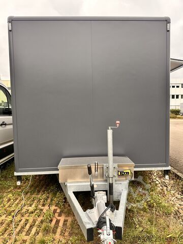 Negozio Mobile Voll ausgestatteter Gastro-Contrailer (Hydraulik-Absenkbar) | Profi-Küche NEU