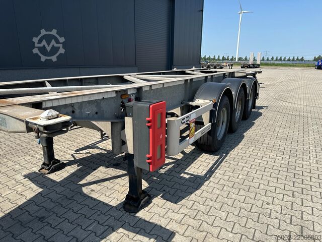 Trasporto di container Van Hool 20FT/30FTDR CHASSIS / galvanized / BPW DRUM / A...