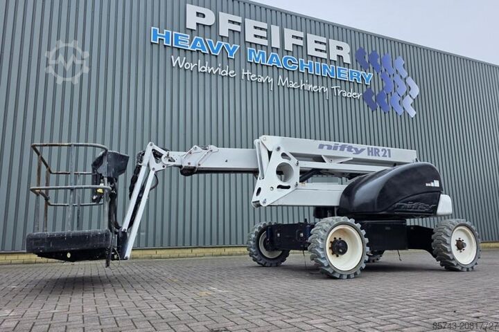 Kloubová teleskopická pracovní plošina Niftylift HR21DE HYBRIDE Hybrid, 20.8m Working Height, 13m R