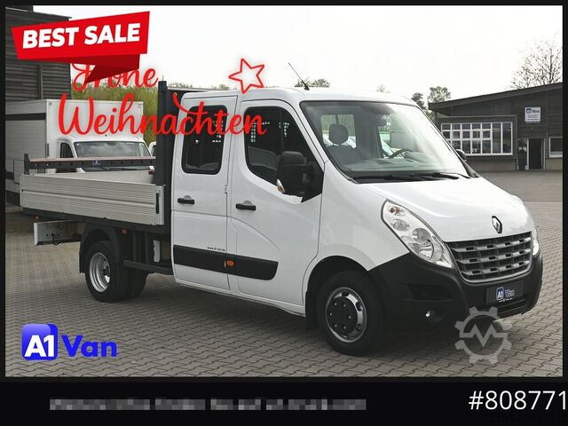Furgonetka pick-up RENAULT Master Pritsche Doka, AHK 3,5Tonnen , Klima, Luftfederung