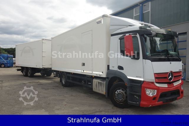 Samochód ciężarowy typu furgon MERCEDES-BENZ 1843 L Antos Koffer + LBW