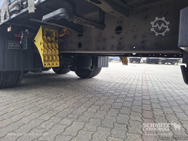 Open semitrailer with tarp Schmitz Cargobull Curtainsider Mega